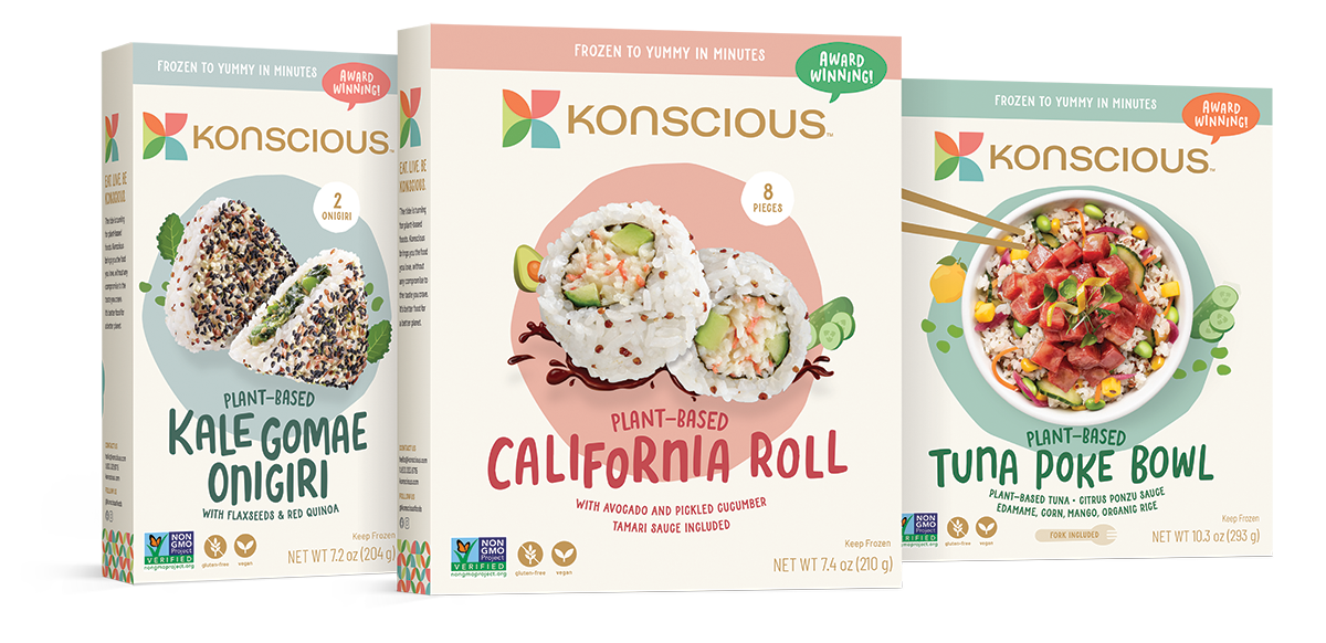 Konscious Foods Brings Worlds First Frozen Plant Based Sushi Nationwide Refrigerated And Frozen 1723