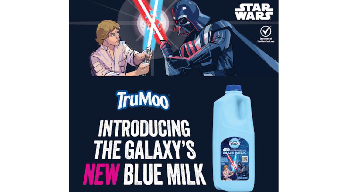 TruMoo Drops Special Edition ‘Star Wars’ Blue Milk | Refrigerated ...