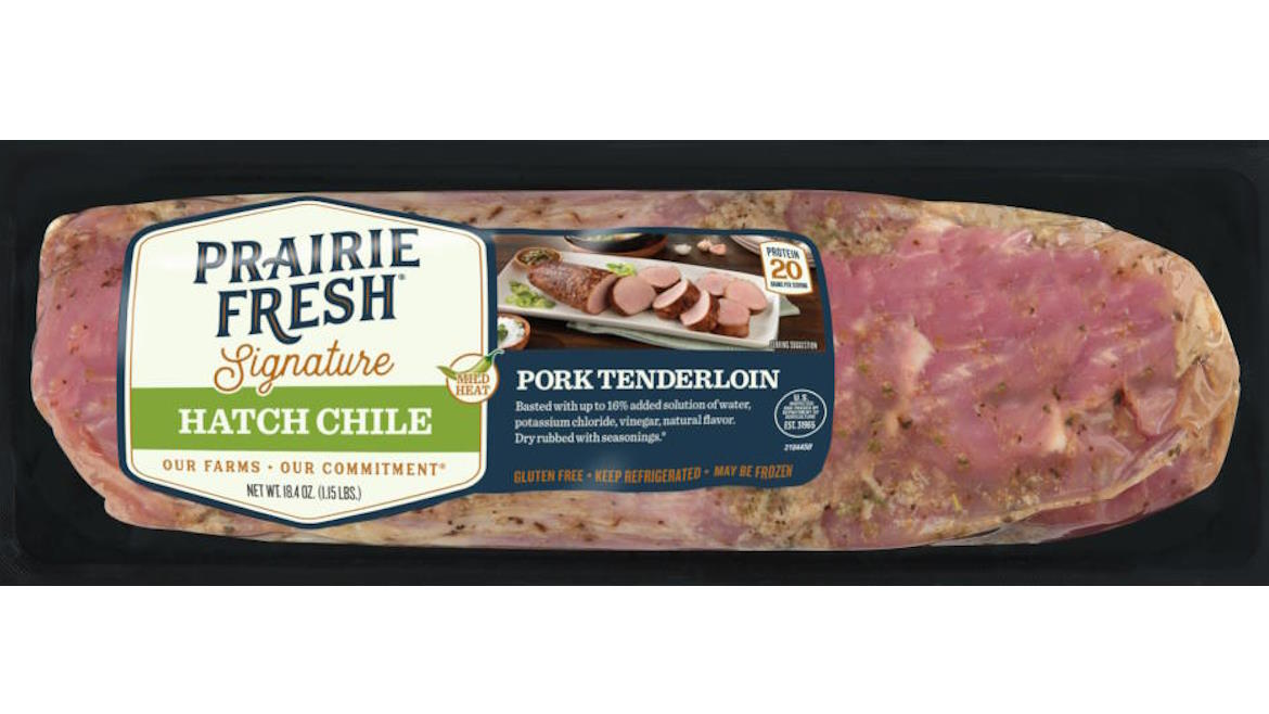 Prairie Fresh new LTO pork loin product. 