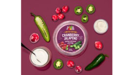 New Good Foods Group dips include Cranberry Jalapeno.