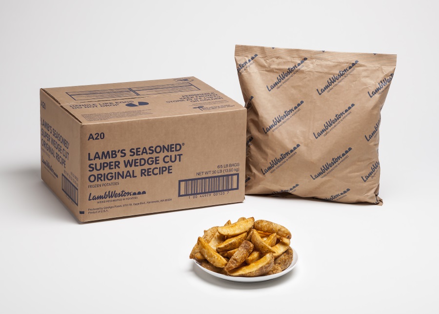 Lamb Weston packaging delivers hot and crispy french fries