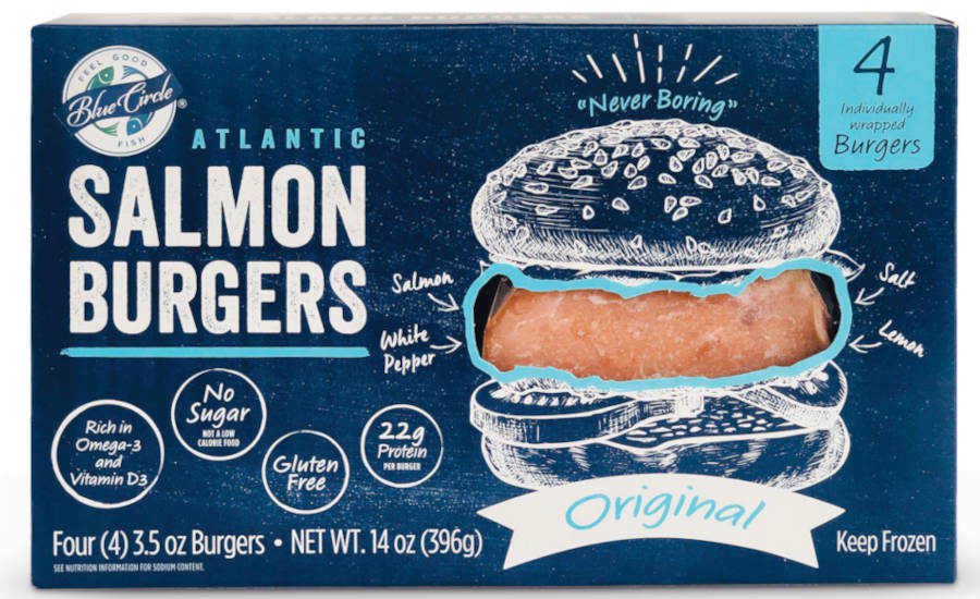 Blue Circle Rolls Out Frozen Atlantic Salmon Burgers for Direct-to-Consumer  Shipping, 2021-07-23