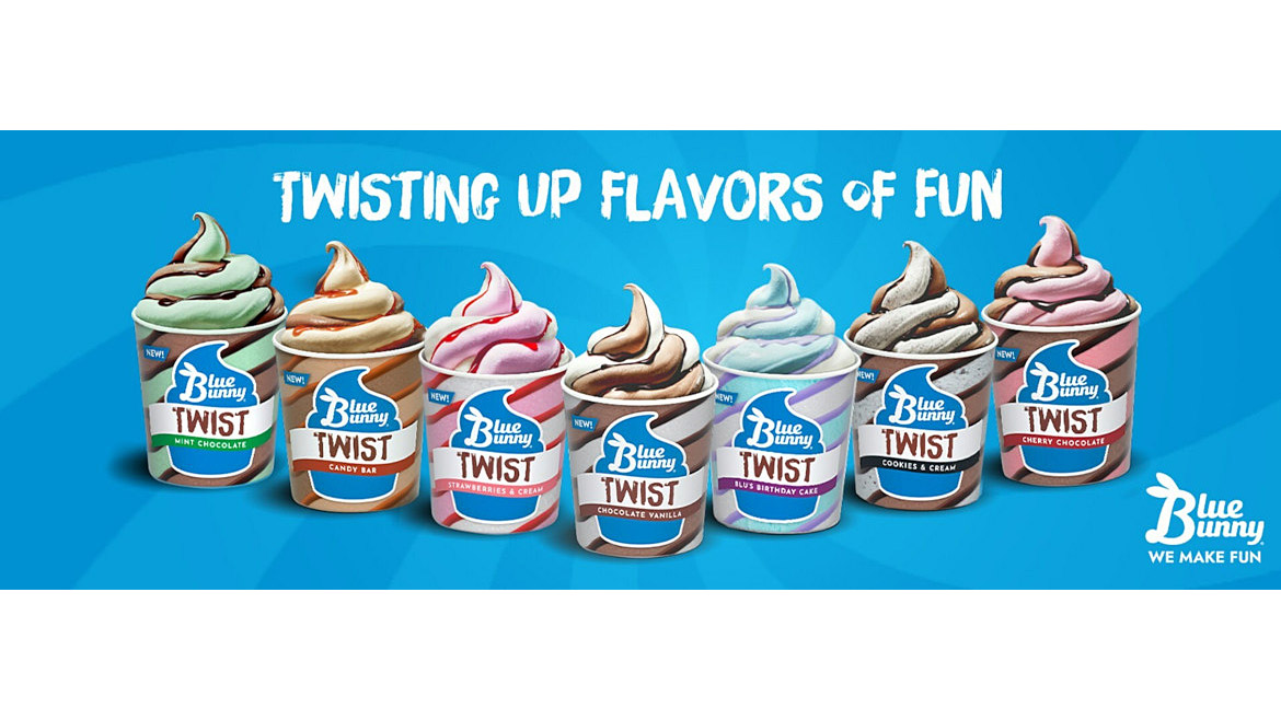 Blue Bunny Twist Pints