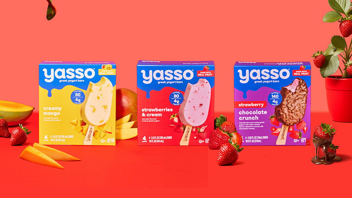 Yasso Frozen Greek Yogurt Bar Line