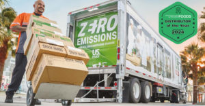 US Foods Zero Emissions Truck