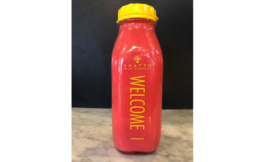 Red velvet milk in honor of Kansas City Chiefs' Patrick Mahomes | 2019-02-08 | Refrigerated & Foods