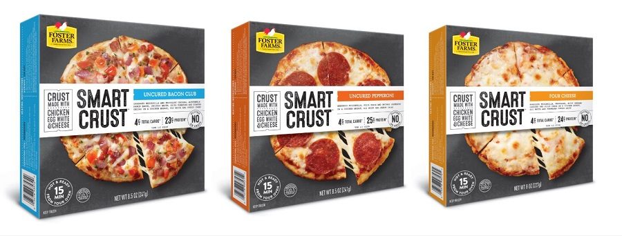 Foster Farms Introduces Low-Carb Smart Crust Pizza Made with Chicken ...