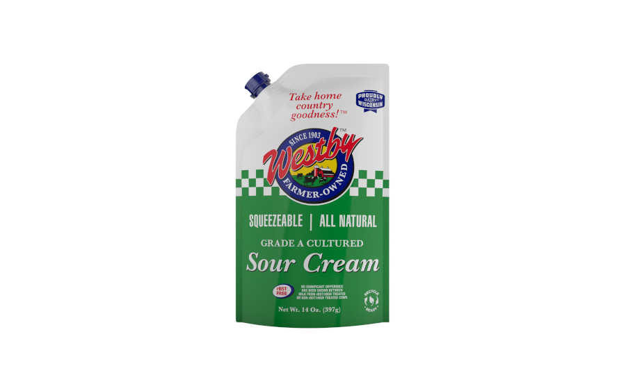 Westby Creamery Introduces Squeezable Pouch Packaging For Sour Cream 2021 08 12 Refrigerated 0558