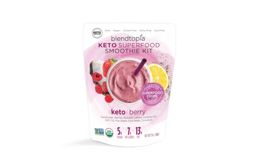 Blendtopia Adds Keto Berry Flavor to Frozen Smoothie Lineup, 2021-03-09