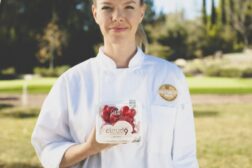 Chef Holding Cloud Nine Tomatoes