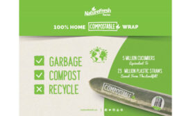 Compostable Sustainable Food Packaging Cucumbers Nature Fresh Farms