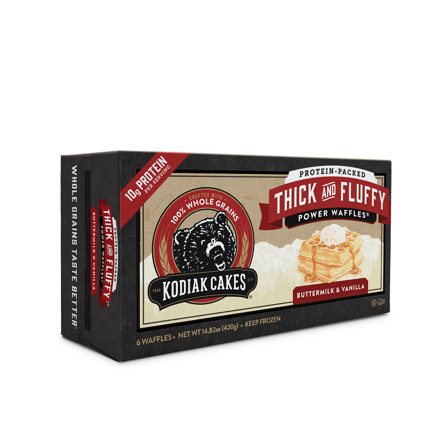 Kodiak Cakes Launches Thick Fluffy Power Waffles In Three Flavors 05 Refrigerated Frozen Foods