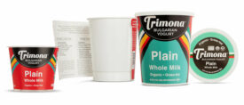 Recyclable Packaging Cardboard Plastic Yogurt Bulgarian Trimona