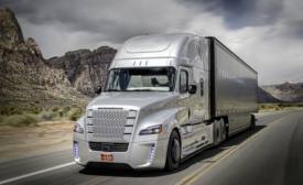 Freightliner self-driving truck