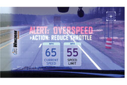 International Trucks overspeed alert