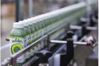 Evolution Fresh Juice on conveyor