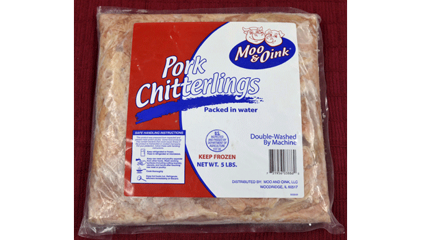 Moo & Oink Pork Chitterlings, 5 lb